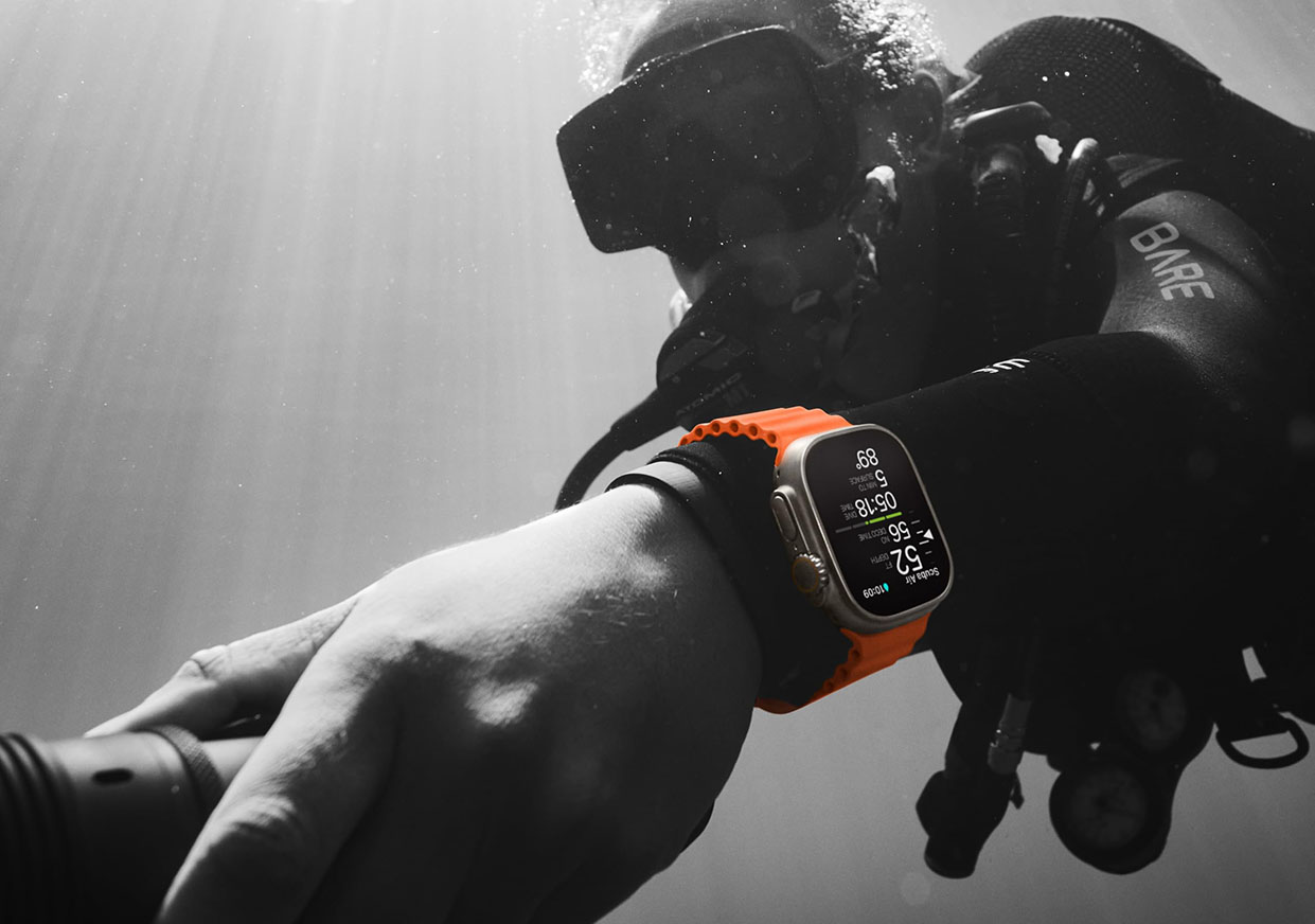 De perfecte combinatie van extreme sport en nauwkeurige locatiebepaling – Apple Watch Ultra 2 (GPS + Cellular 49 mm)